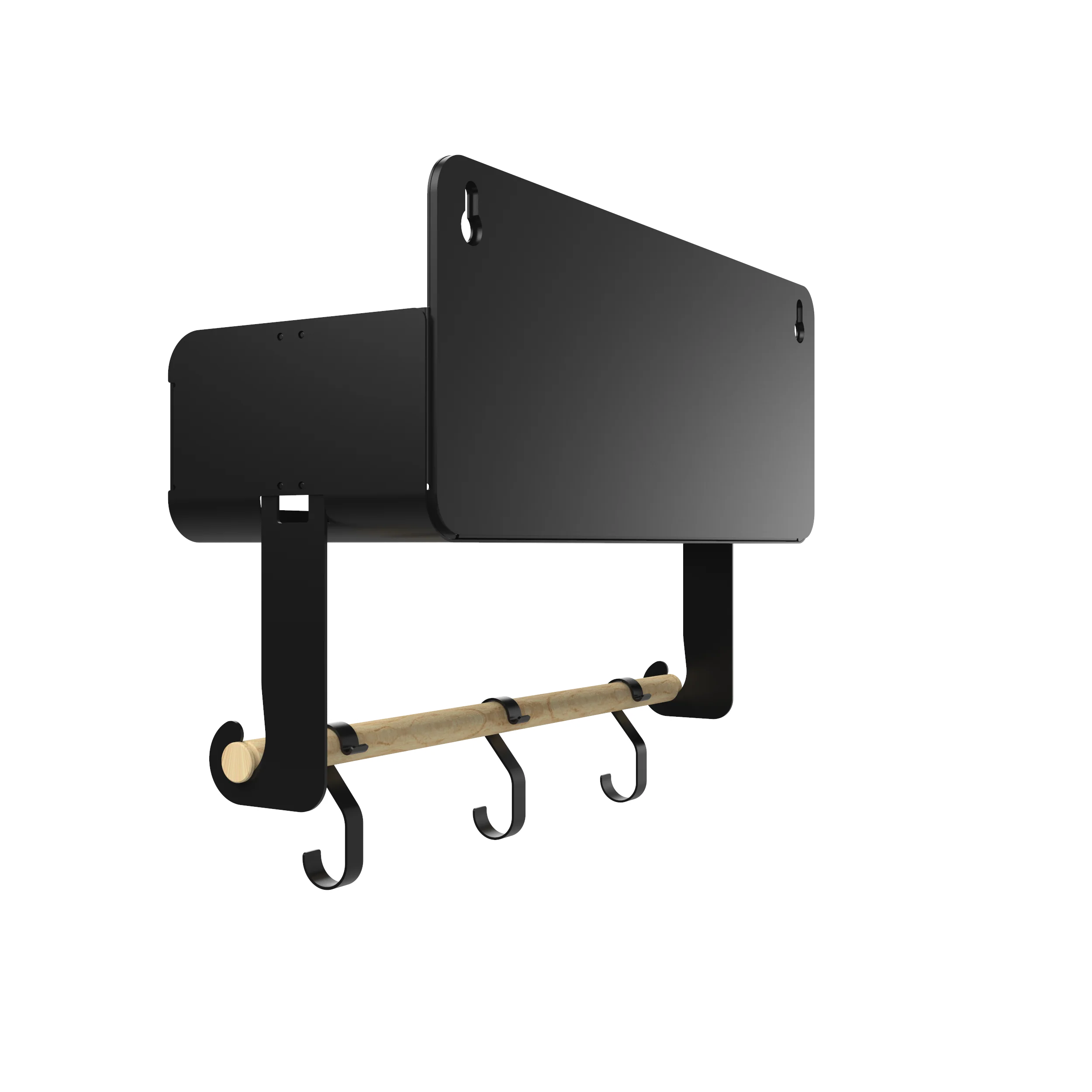 Black Hanging / Magnetic Rack System-Shelf W/Brackets - Image 51