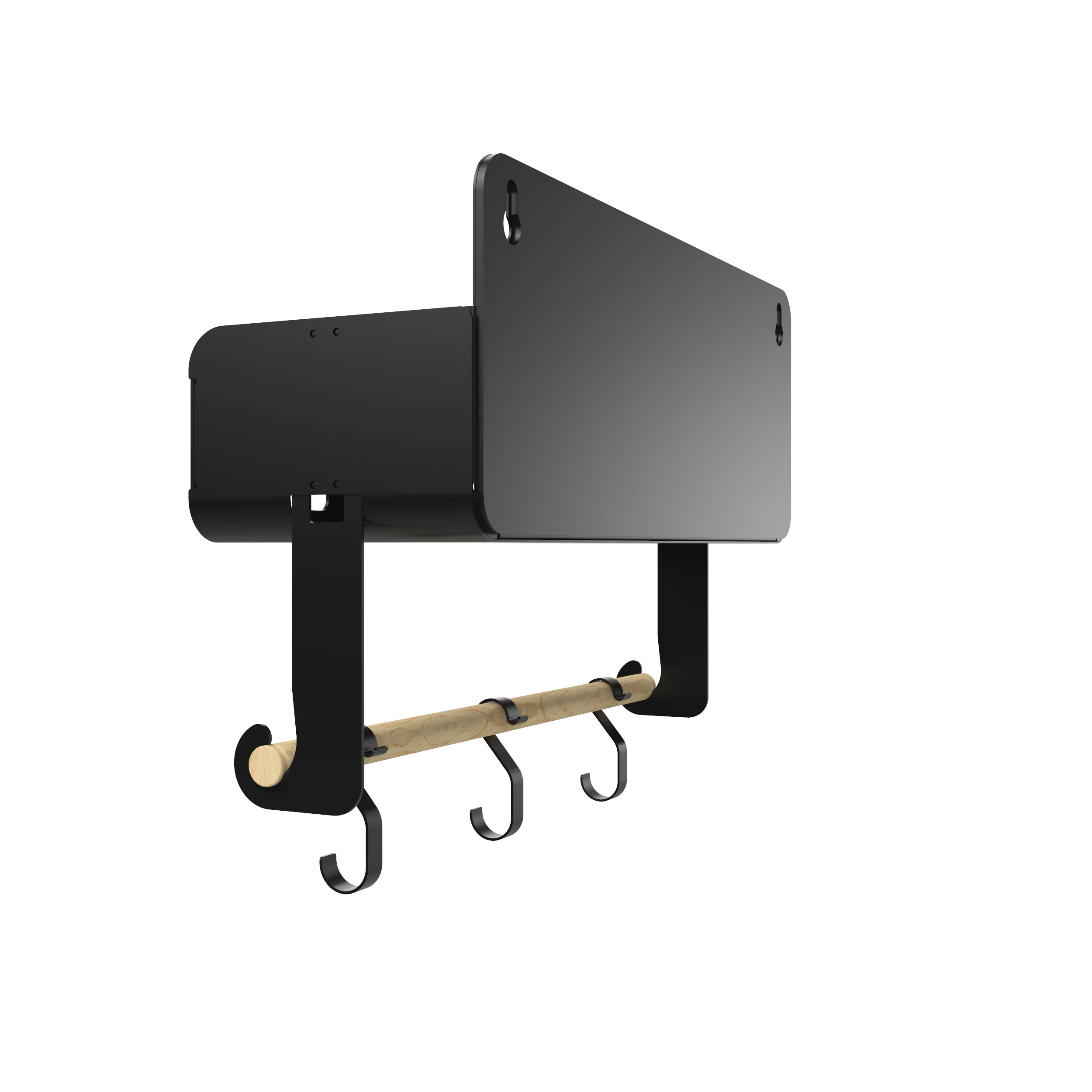 Black Hanging / Magnetic Rack System-Shelf W/Brackets - Image 52