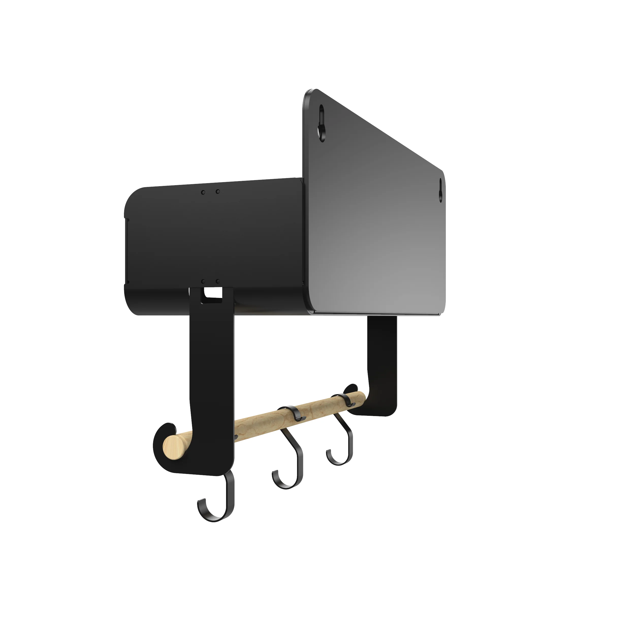 Black Hanging / Magnetic Rack System-Shelf W/Brackets - Image 53