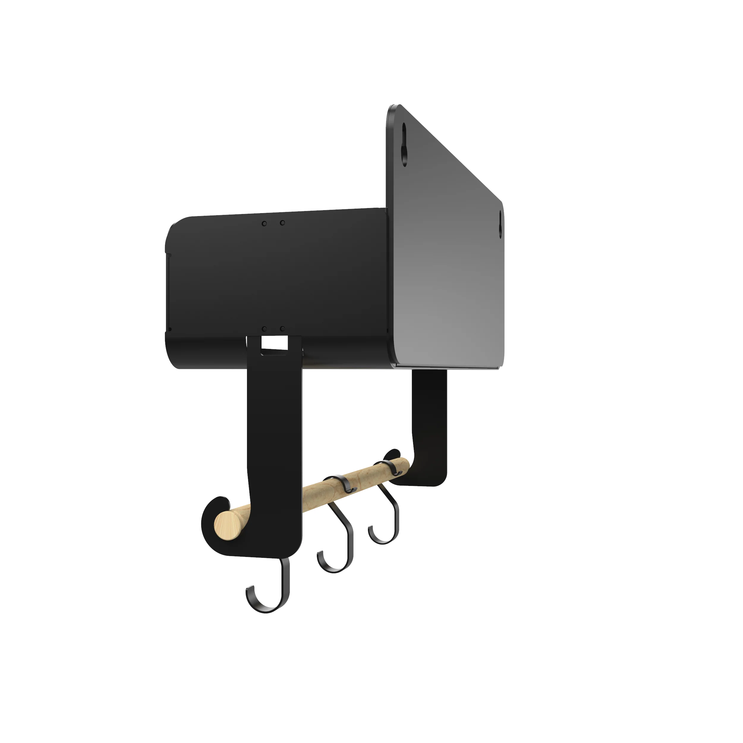 Black Hanging / Magnetic Rack System-Shelf W/Brackets - Image 54