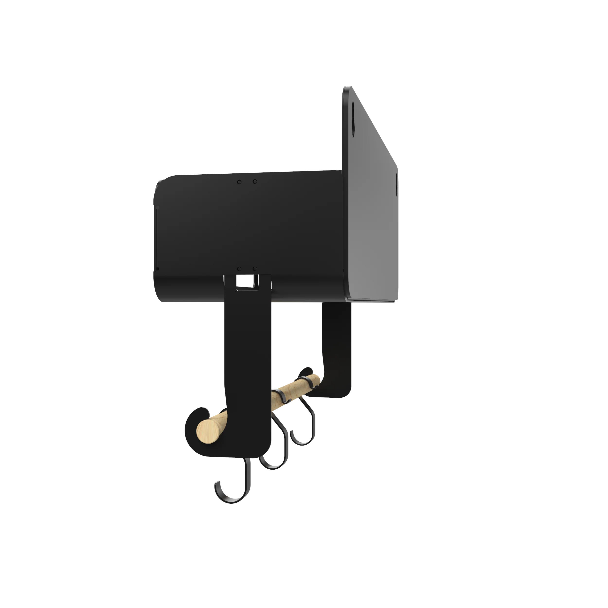 Black Hanging / Magnetic Rack System-Shelf W/Brackets - Image 55