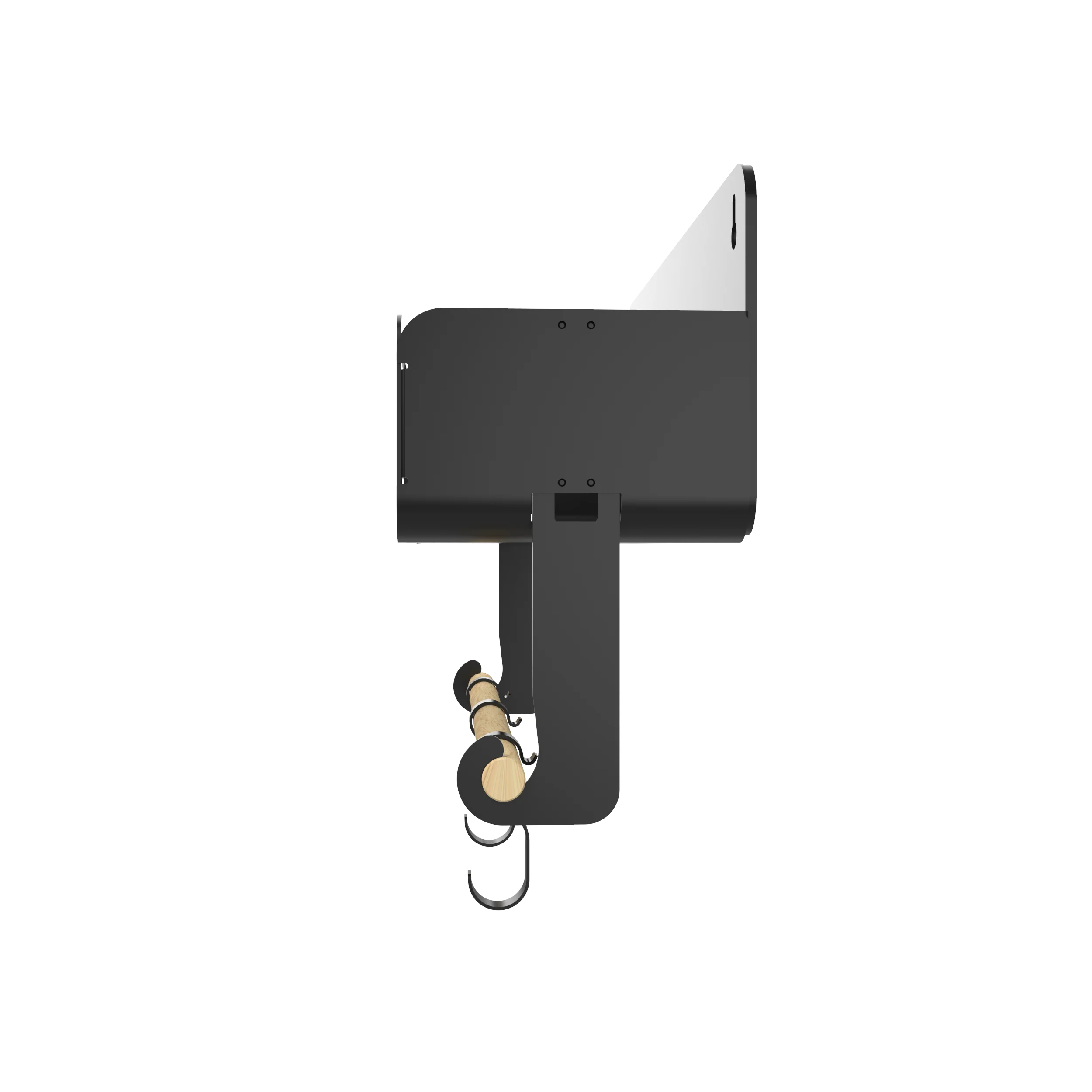 Black Hanging / Magnetic Rack System-Shelf W/Brackets - Image 58