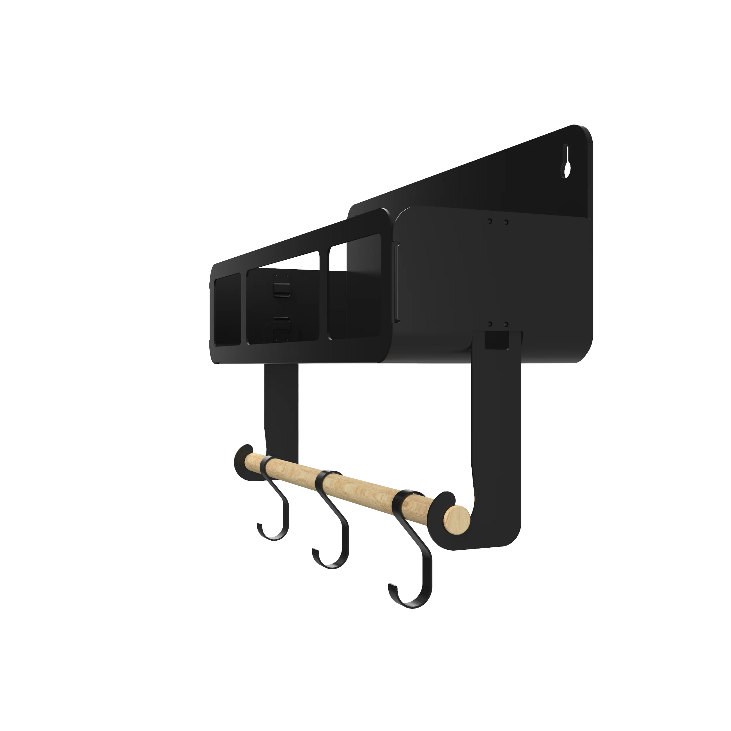 Black Hanging / Magnetic Rack System-Shelf W/Brackets - Image 62