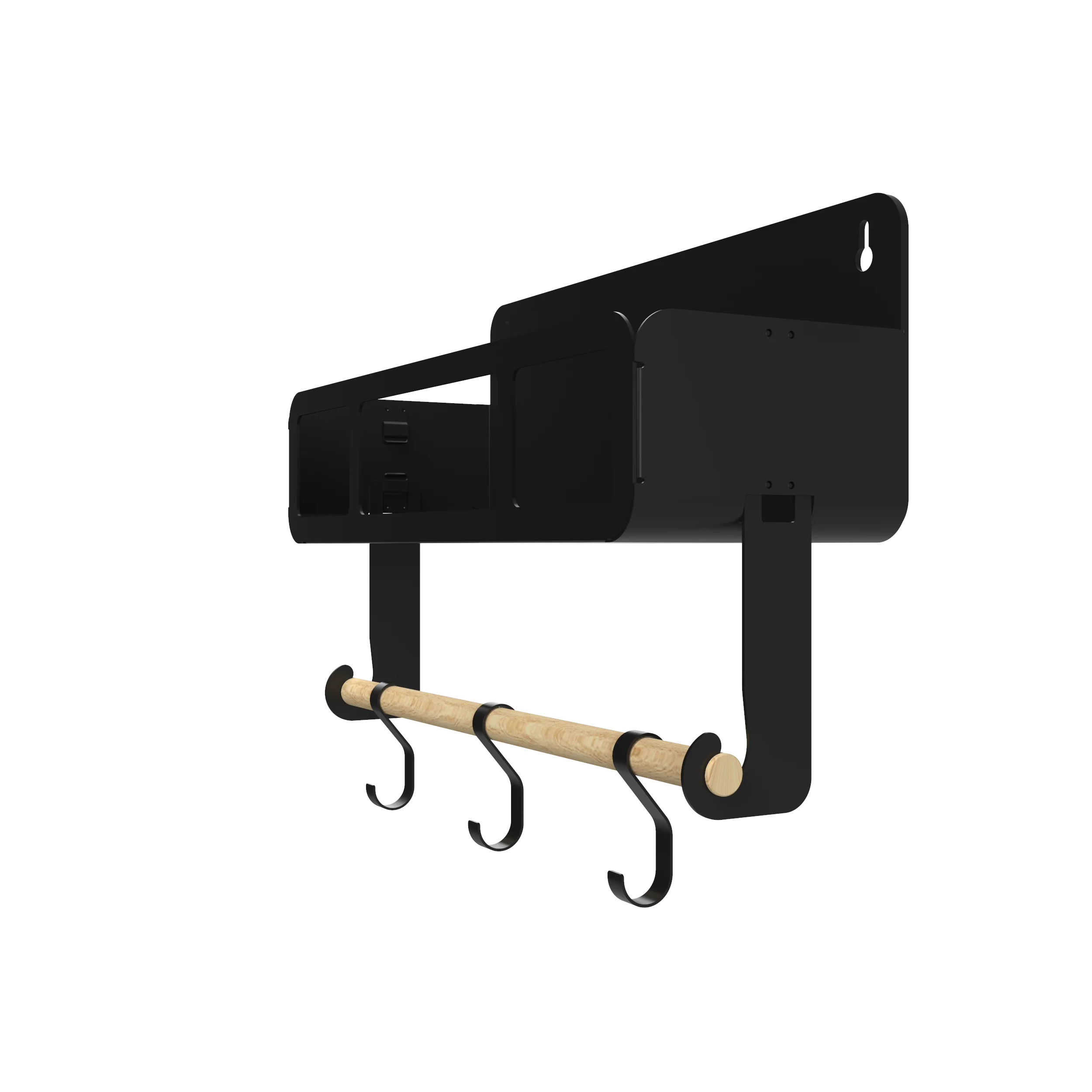 Black Hanging / Magnetic Rack System-Shelf W/Brackets - Image 63