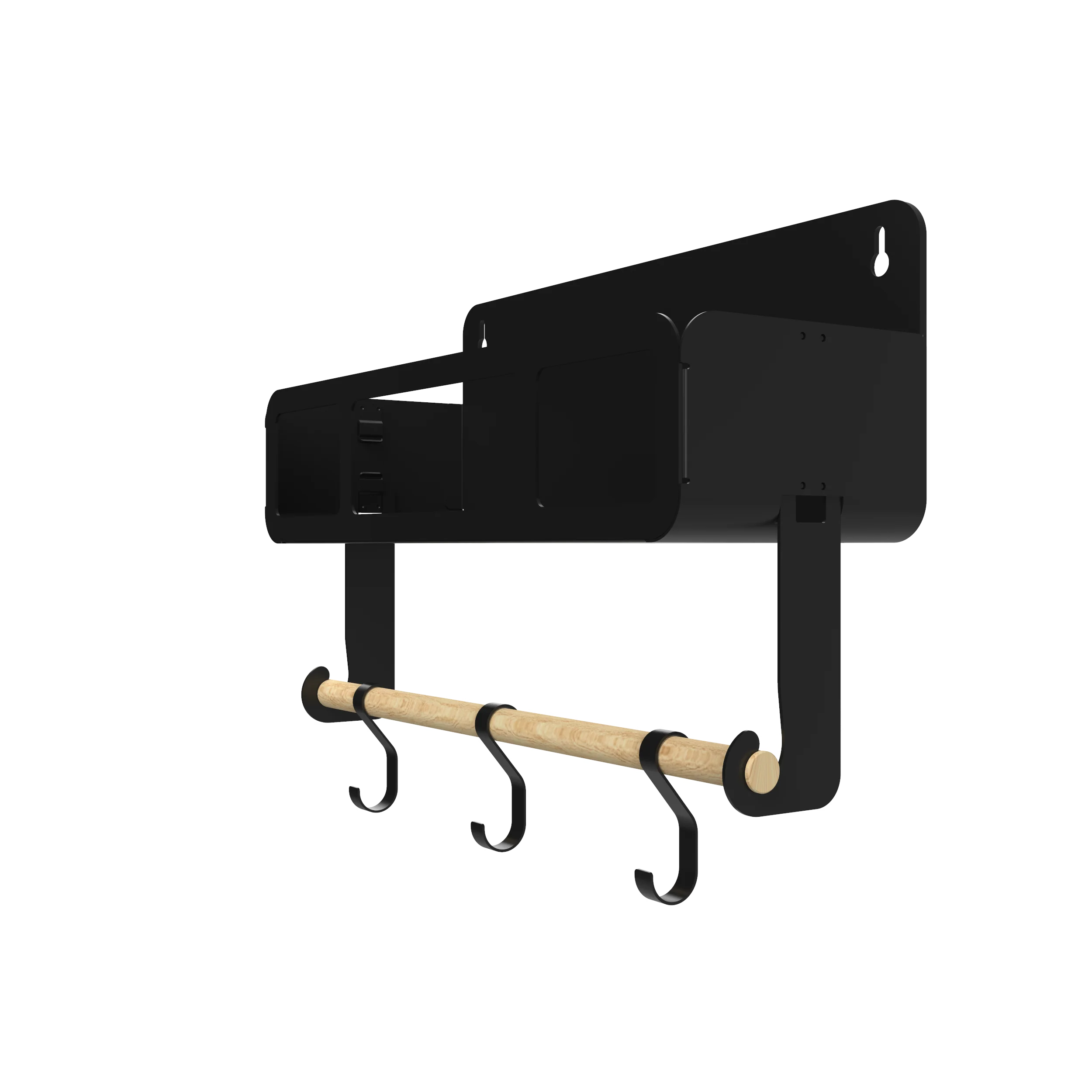 Black Hanging / Magnetic Rack System-Shelf W/Brackets - Image 64