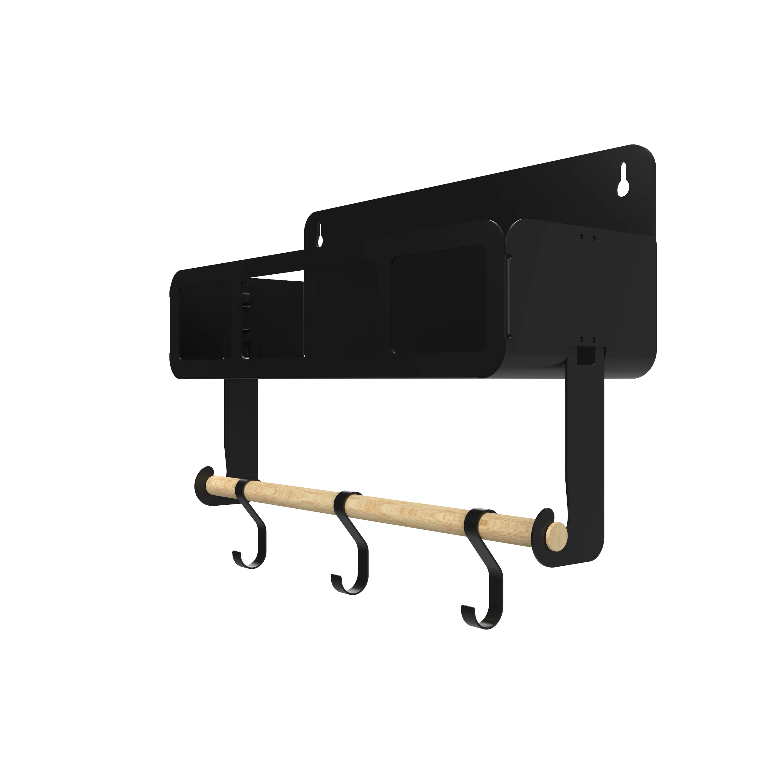 Black Hanging / Magnetic Rack System-Shelf W/Brackets - Image 65