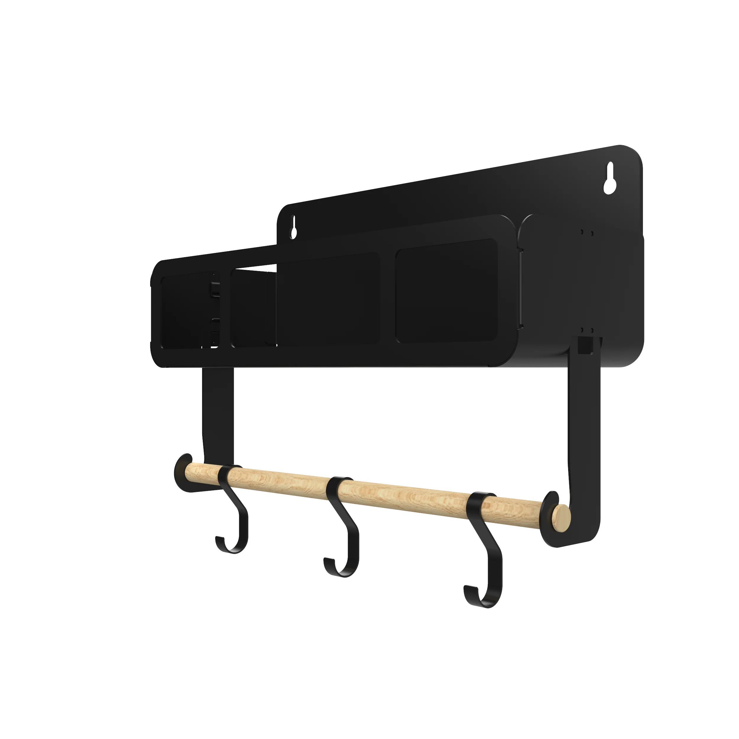 Black Hanging / Magnetic Rack System-Shelf W/Brackets - Image 66