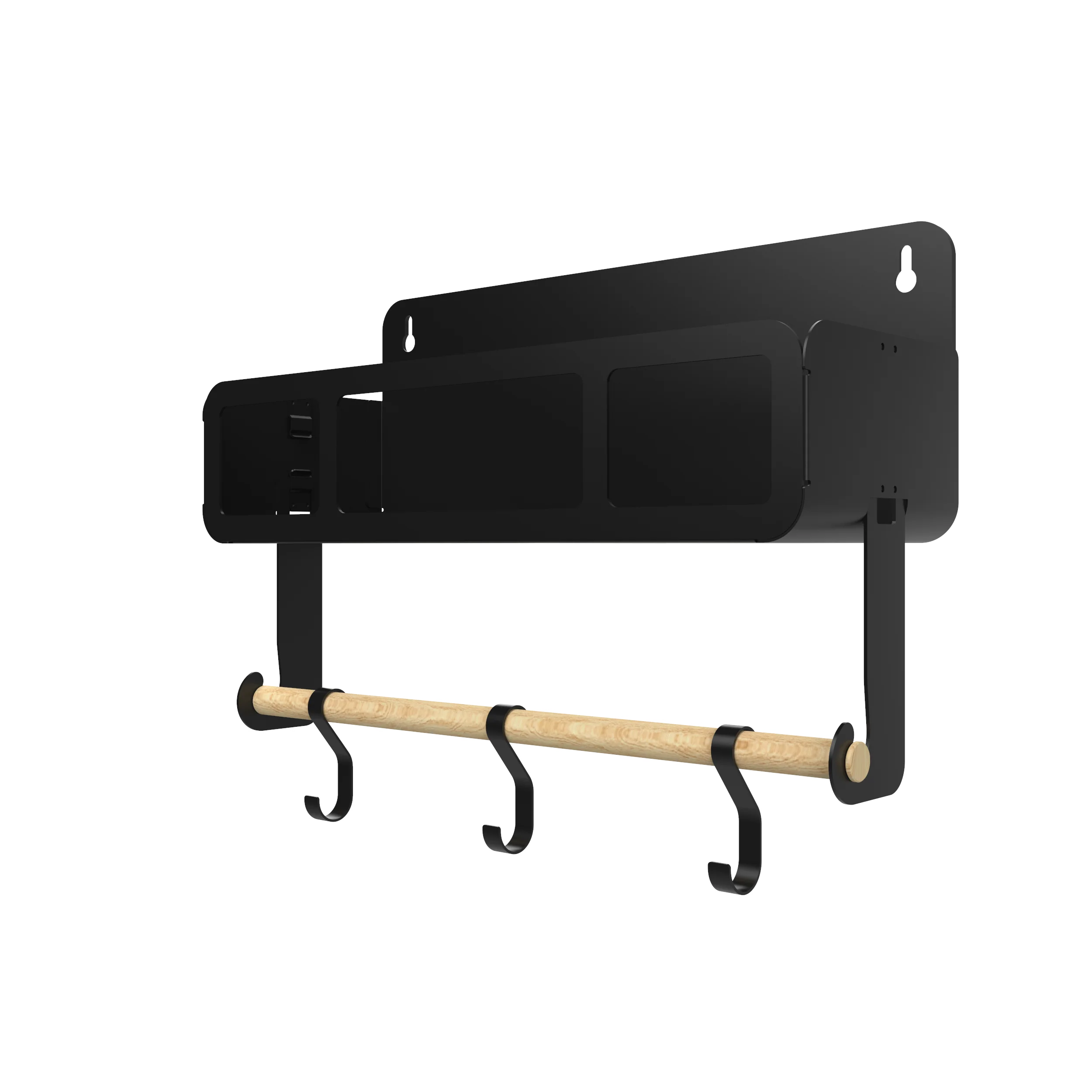 Black Hanging / Magnetic Rack System-Shelf W/Brackets - Image 67