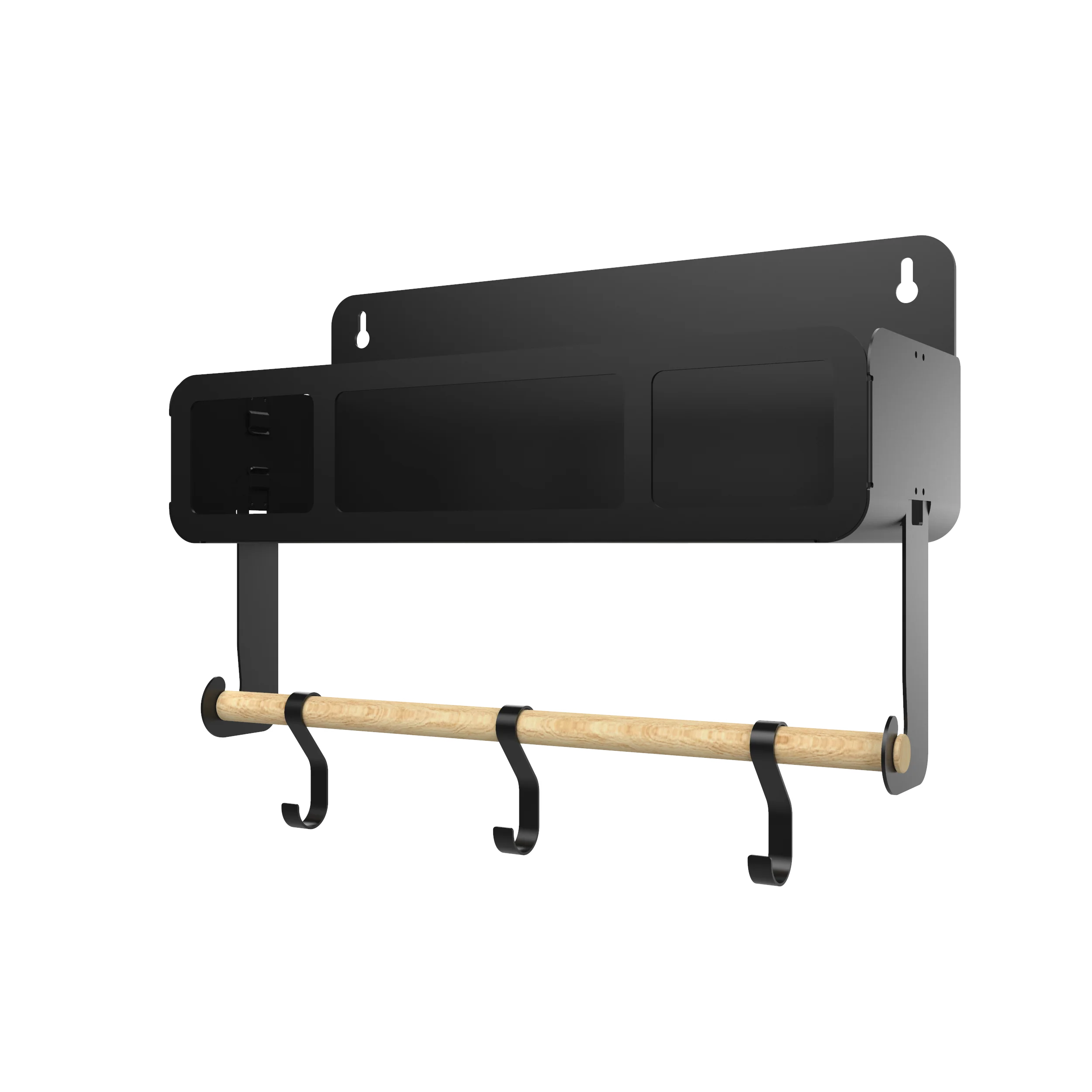 Black Hanging / Magnetic Rack System-Shelf W/Brackets - Image 69