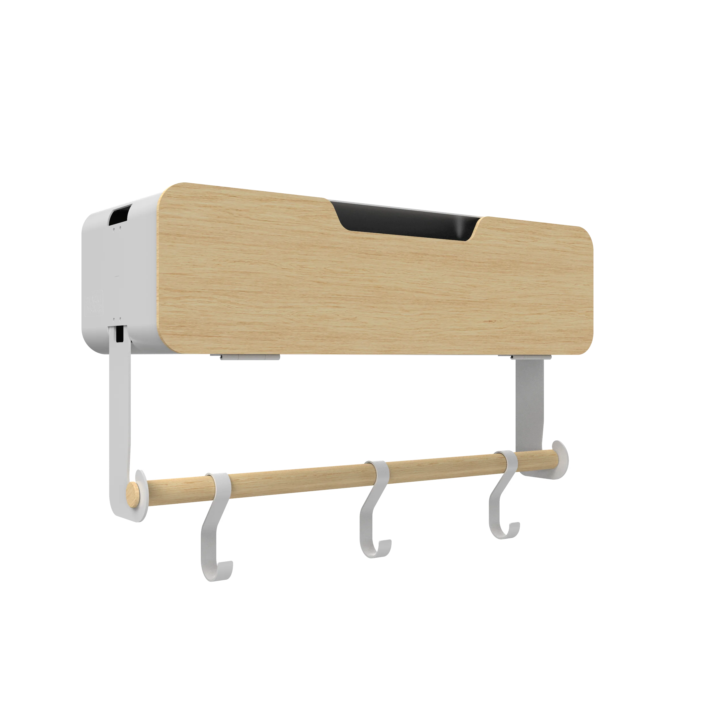 White Hanging / Magnetic Rack System-Shelf W/ Door - Image 11