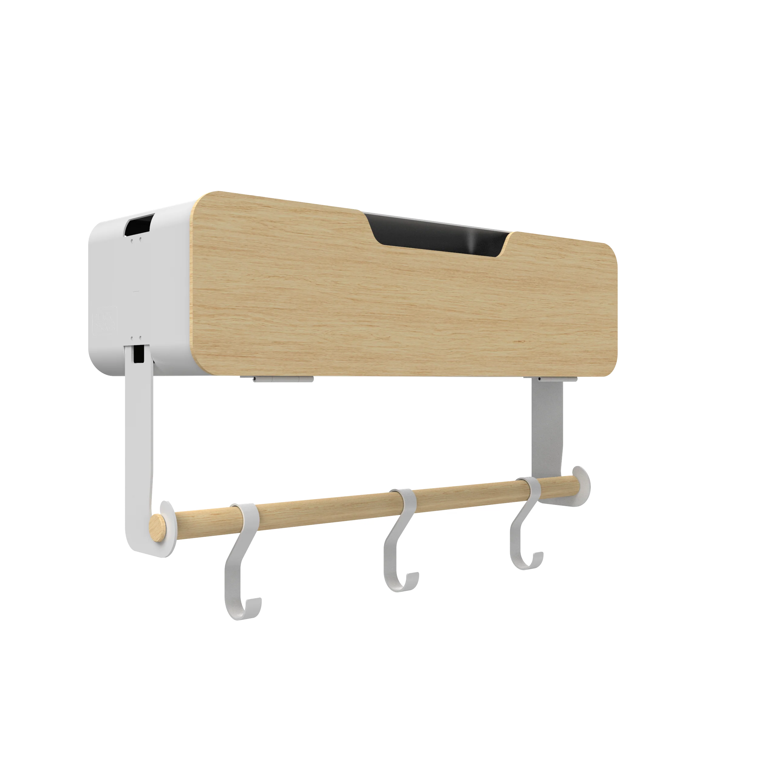 White Hanging / Magnetic Rack System-Shelf W/ Door - Image 12