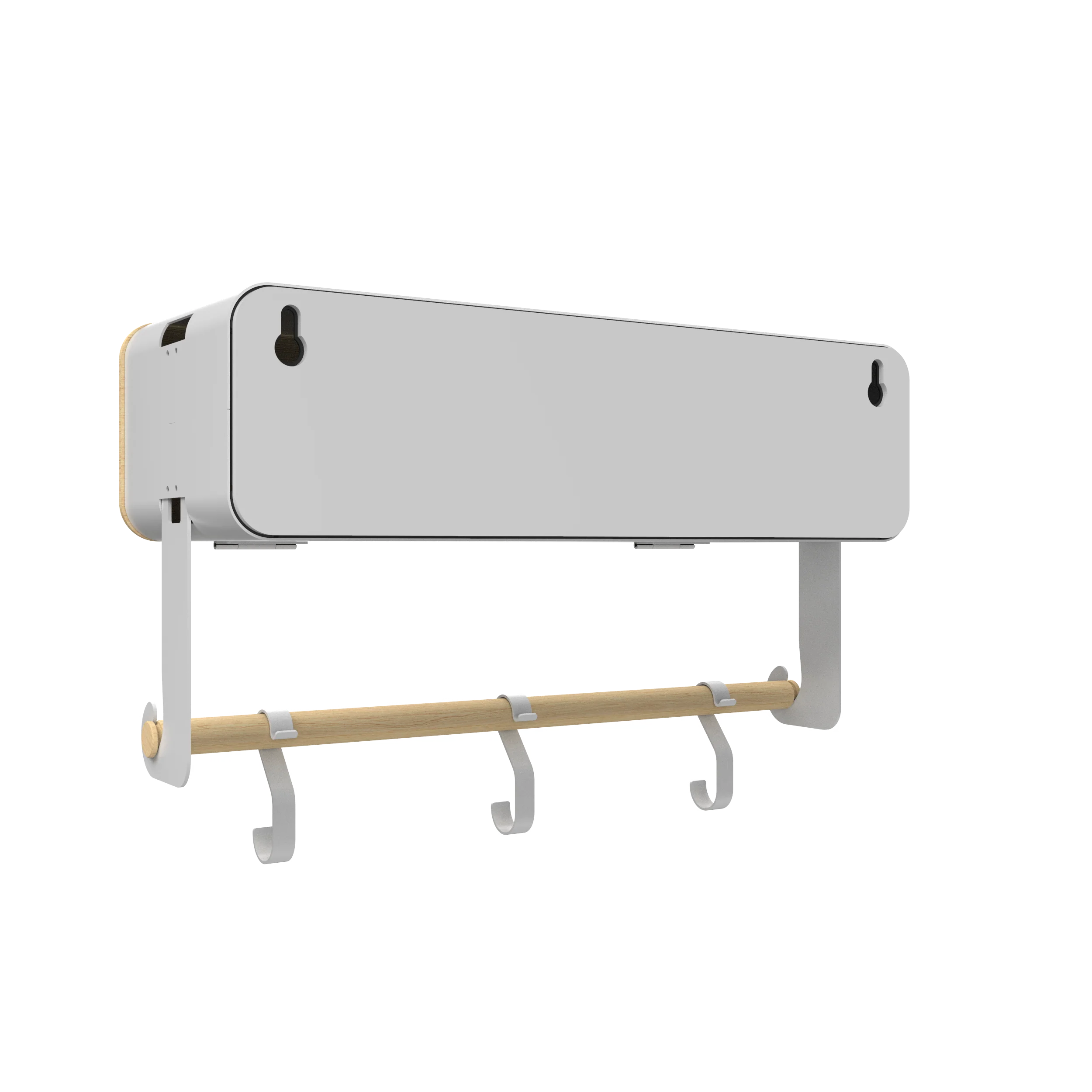 White Hanging / Magnetic Rack System-Shelf W/ Door - Image 46