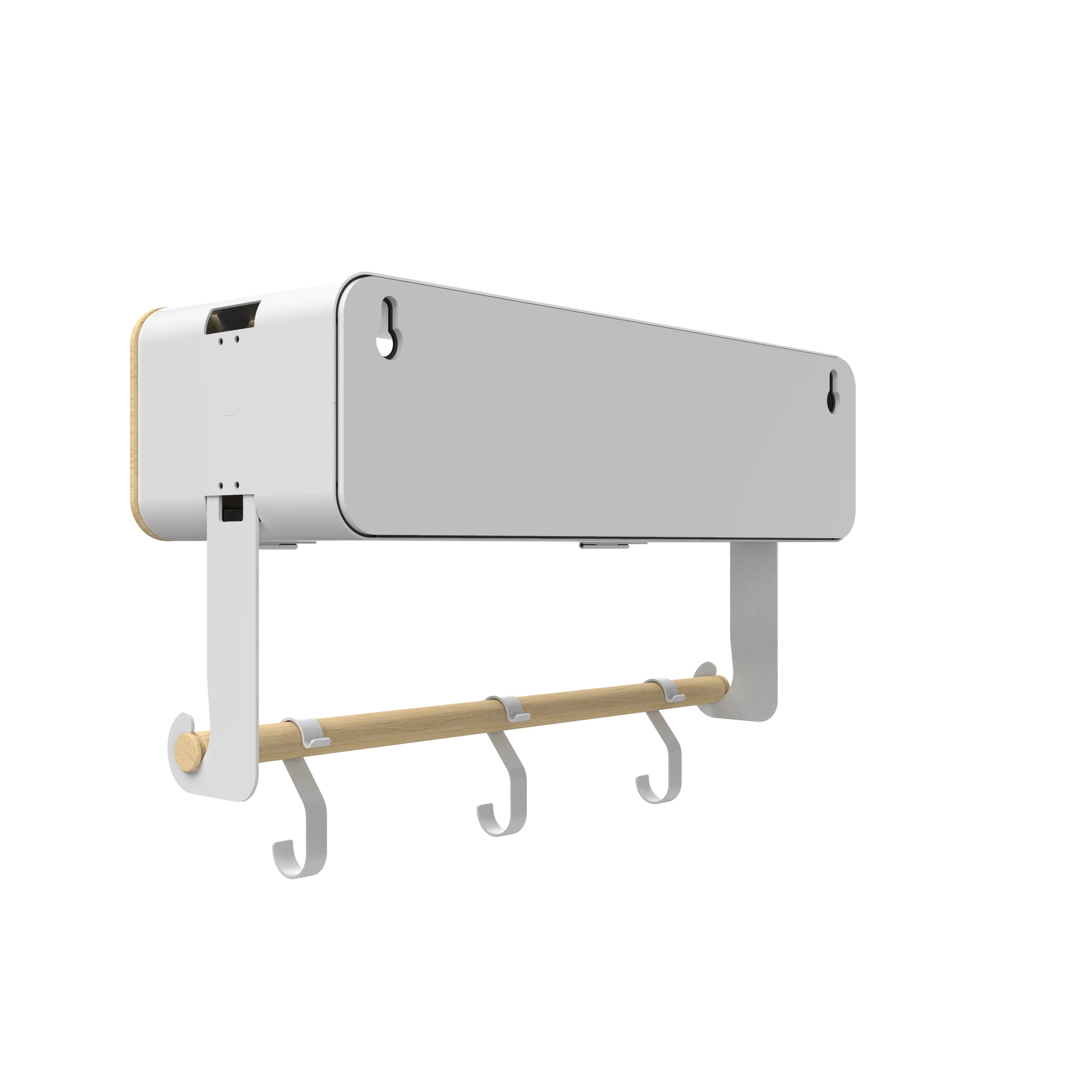 White Hanging / Magnetic Rack System-Shelf W/ Door - Image 49