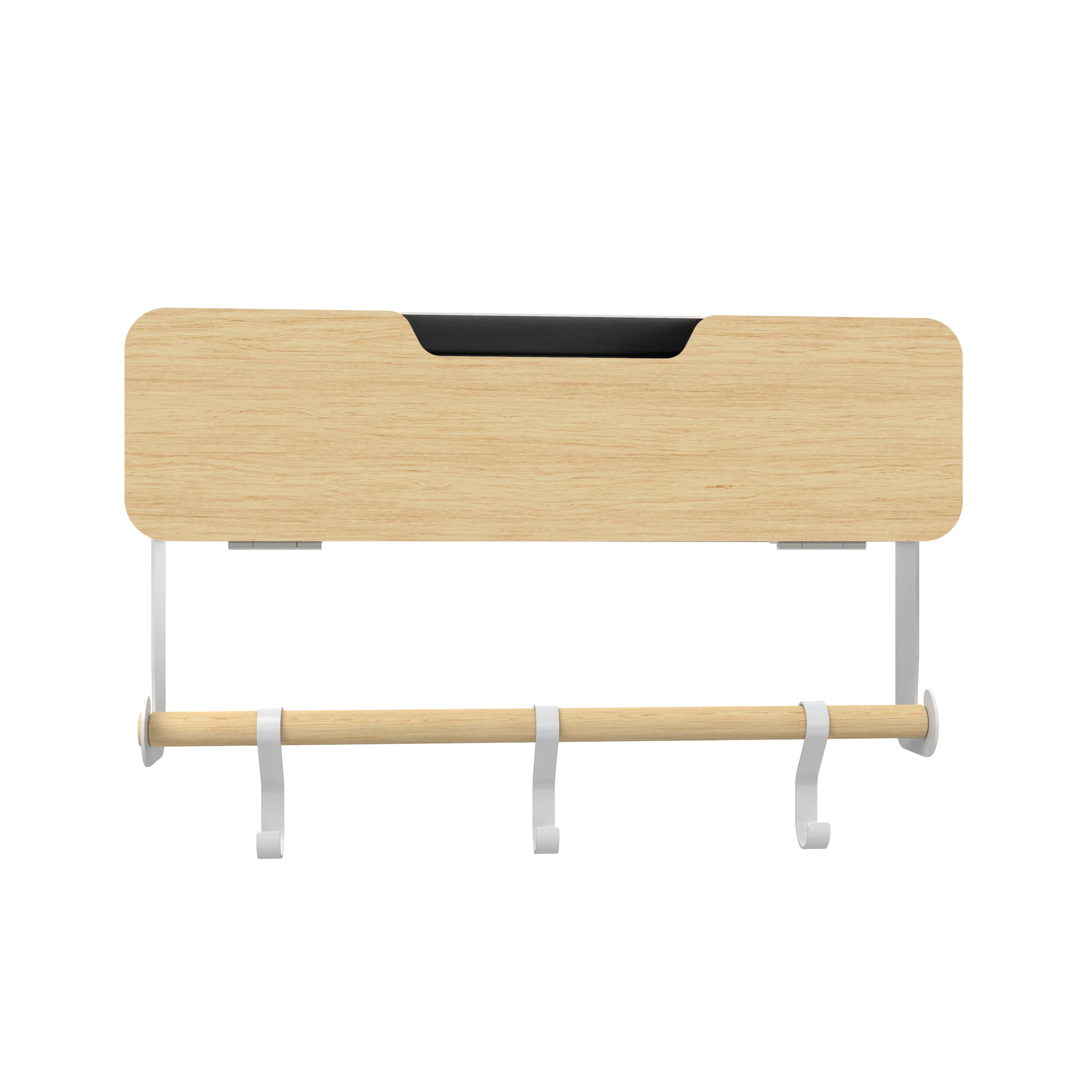 White Hanging / Magnetic Rack System-Shelf W/ Door - Image 5