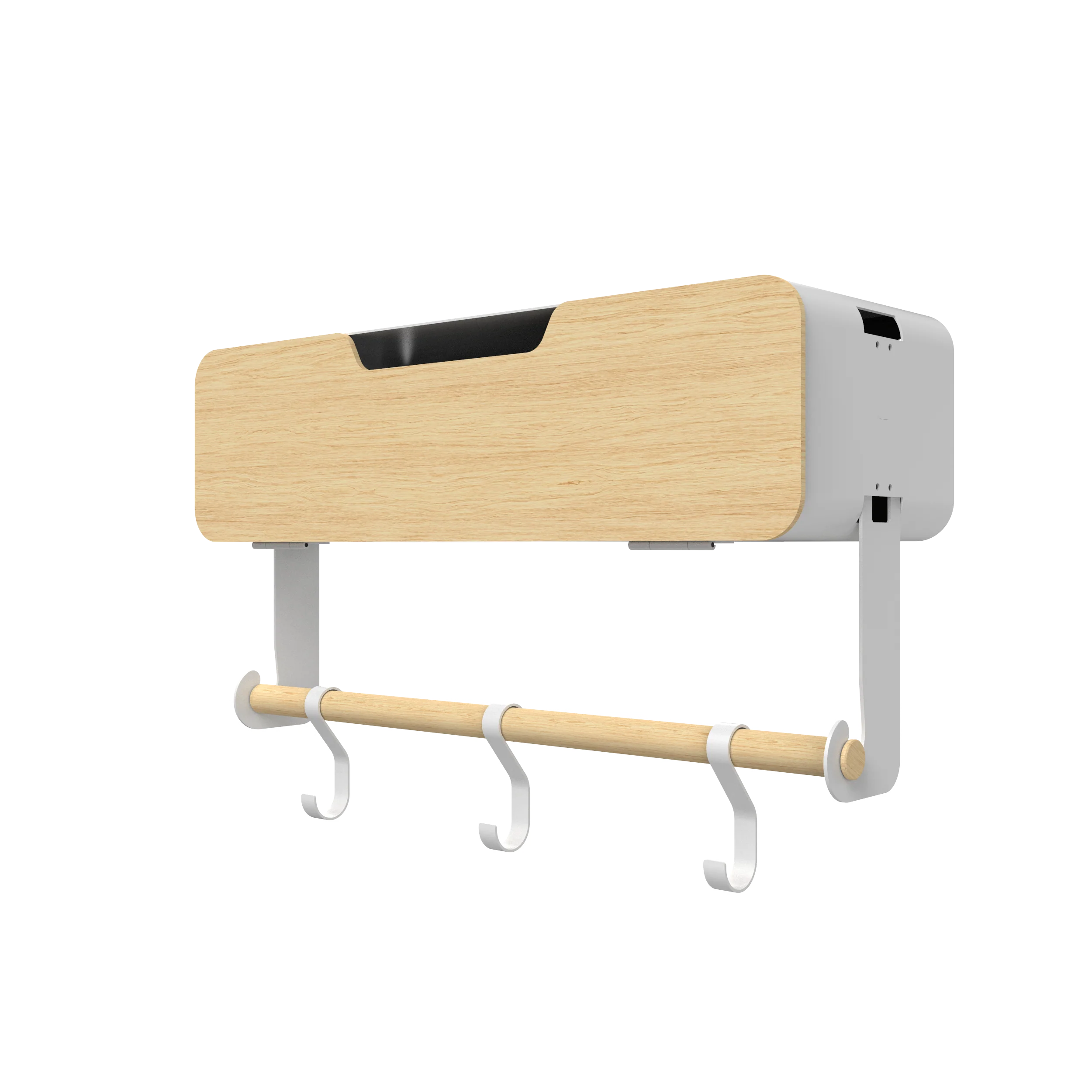 White Hanging / Magnetic Rack System-Shelf W/ Door - Image 67