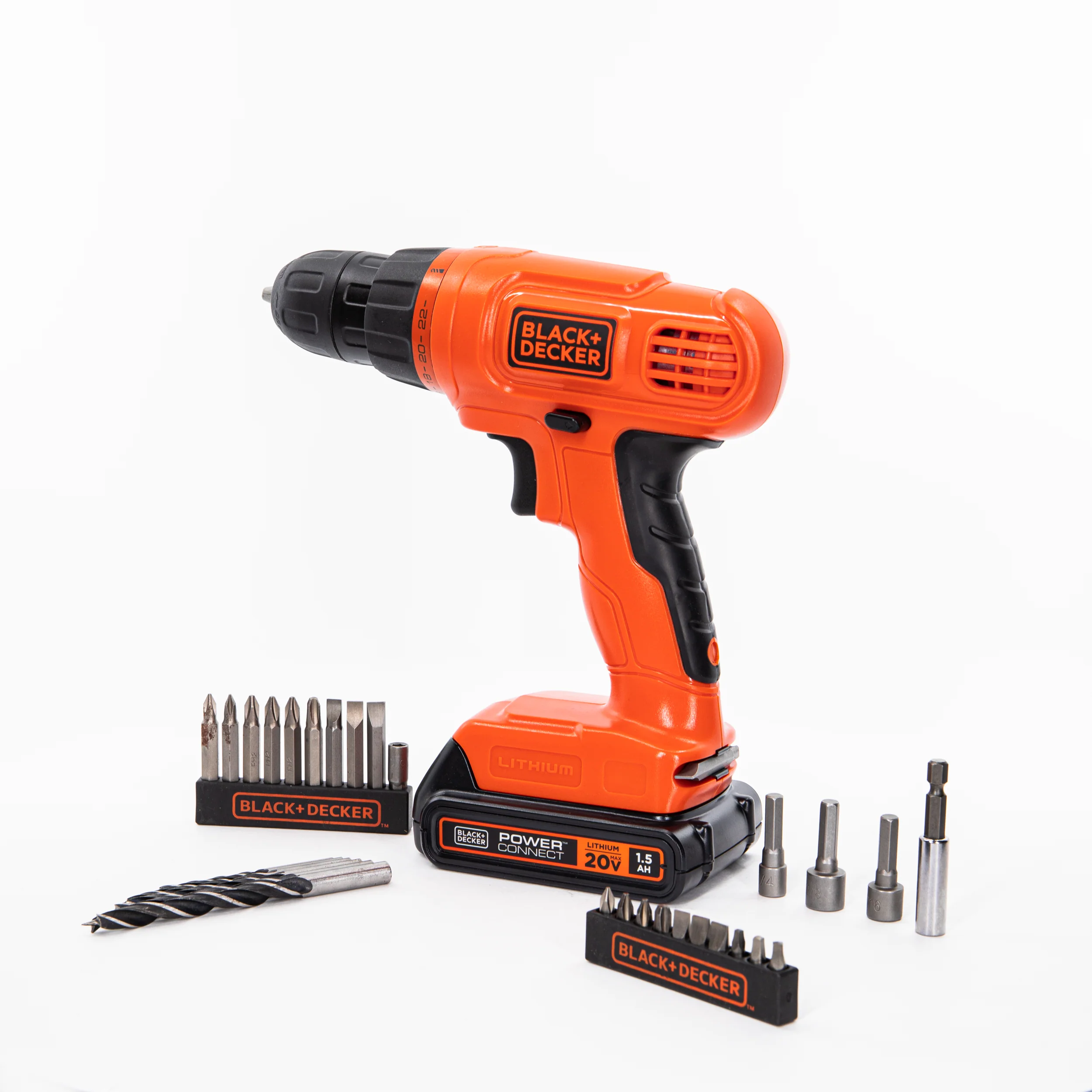20V MAX* POWERCONNECT™ Cordless Drill/Driver, 30-Piece Kit, Battery and Charger Included - Image 33