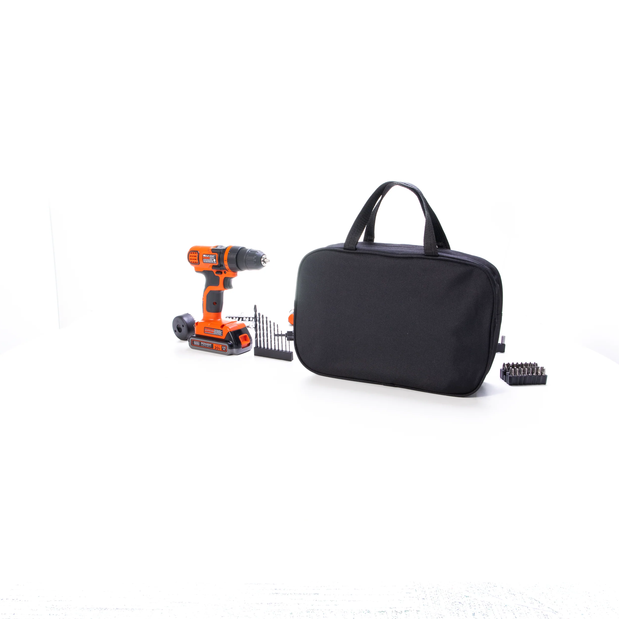 20V MAX* POWERCONNECT™ Cordless Drill/Driver With 68-Piece Project Kit and Tool Bag, Battery and Charger Included - Image 23