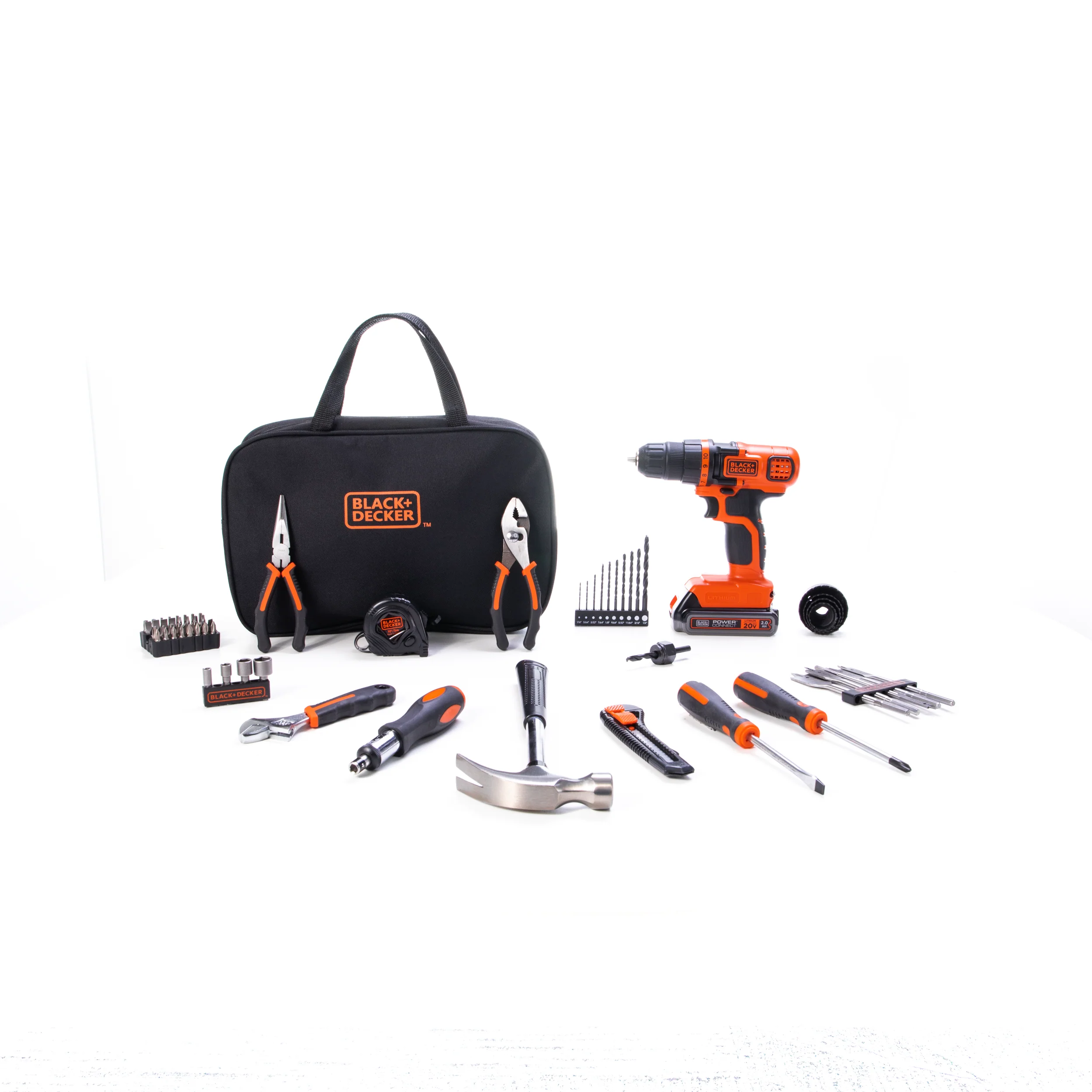 20V MAX* POWERCONNECT™ Cordless Drill/Driver With 68-Piece Project Kit and Tool Bag, Battery and Charger Included - Image 3