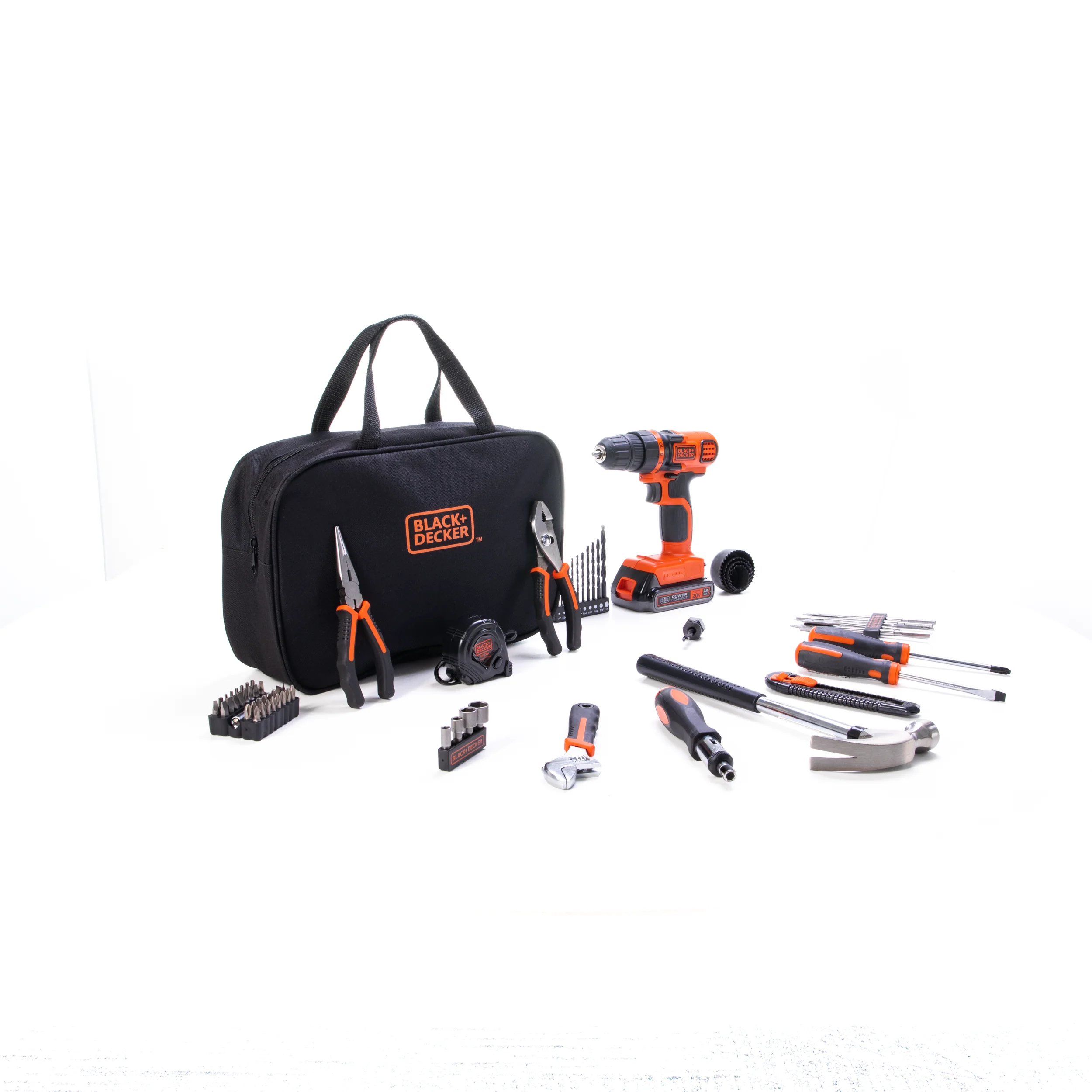 20V MAX* POWERCONNECT™ Cordless Drill/Driver With 68-Piece Project Kit and Tool Bag, Battery and Charger Included - Image 35