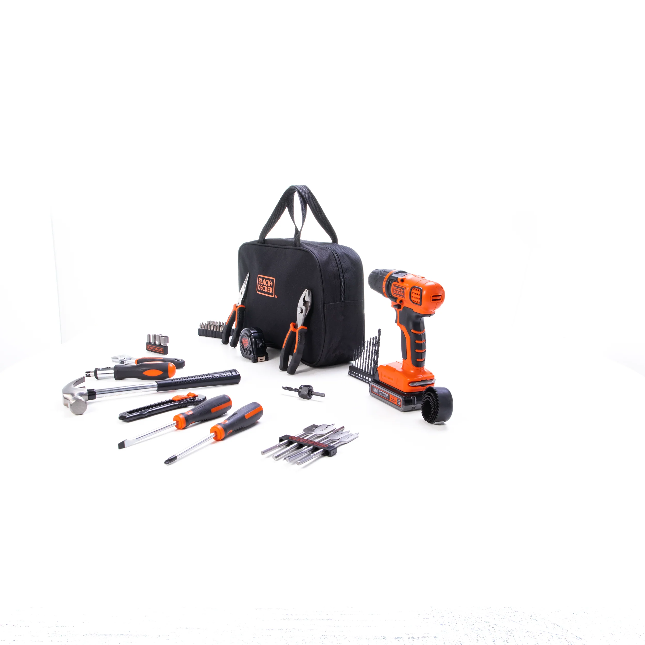 20V MAX* POWERCONNECT™ Cordless Drill/Driver With 68-Piece Project Kit and Tool Bag, Battery and Charger Included - Image 9
